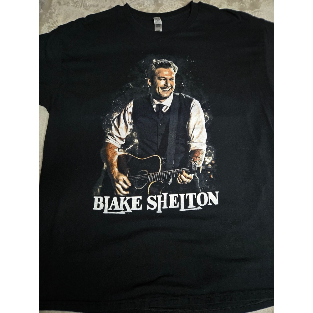 Blake Shelton Back to the Honky Tonk Tour 2023 Concert T-Shirt Black XL